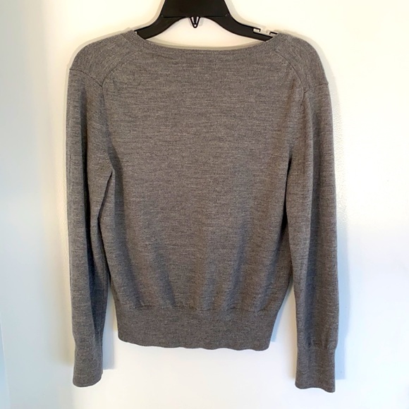 Banana Republic Merino Wool button down gray cardigan - Picture 5 of 7